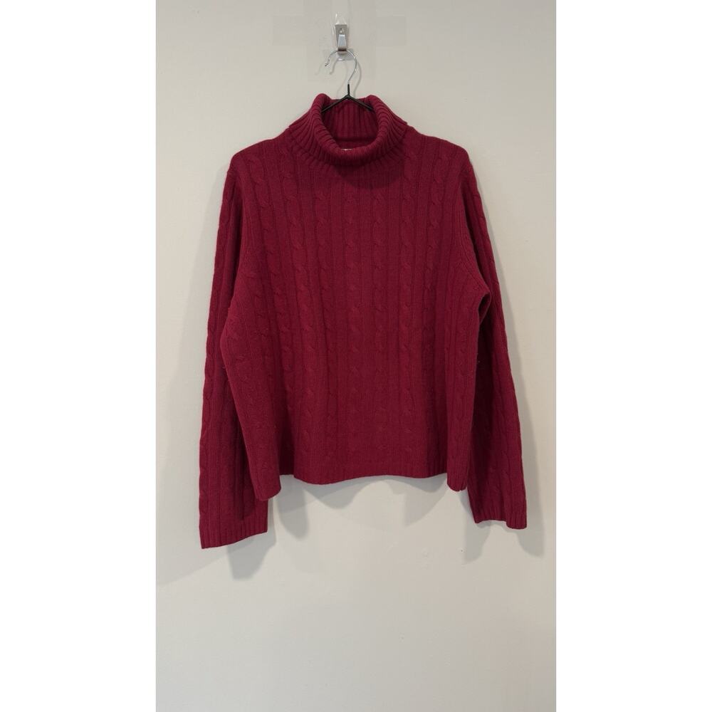 Emanuel Ungaro Knit Cashmere Turtleneck Sweater Size Small 2573